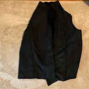 Susina Black Fuzzy Vest